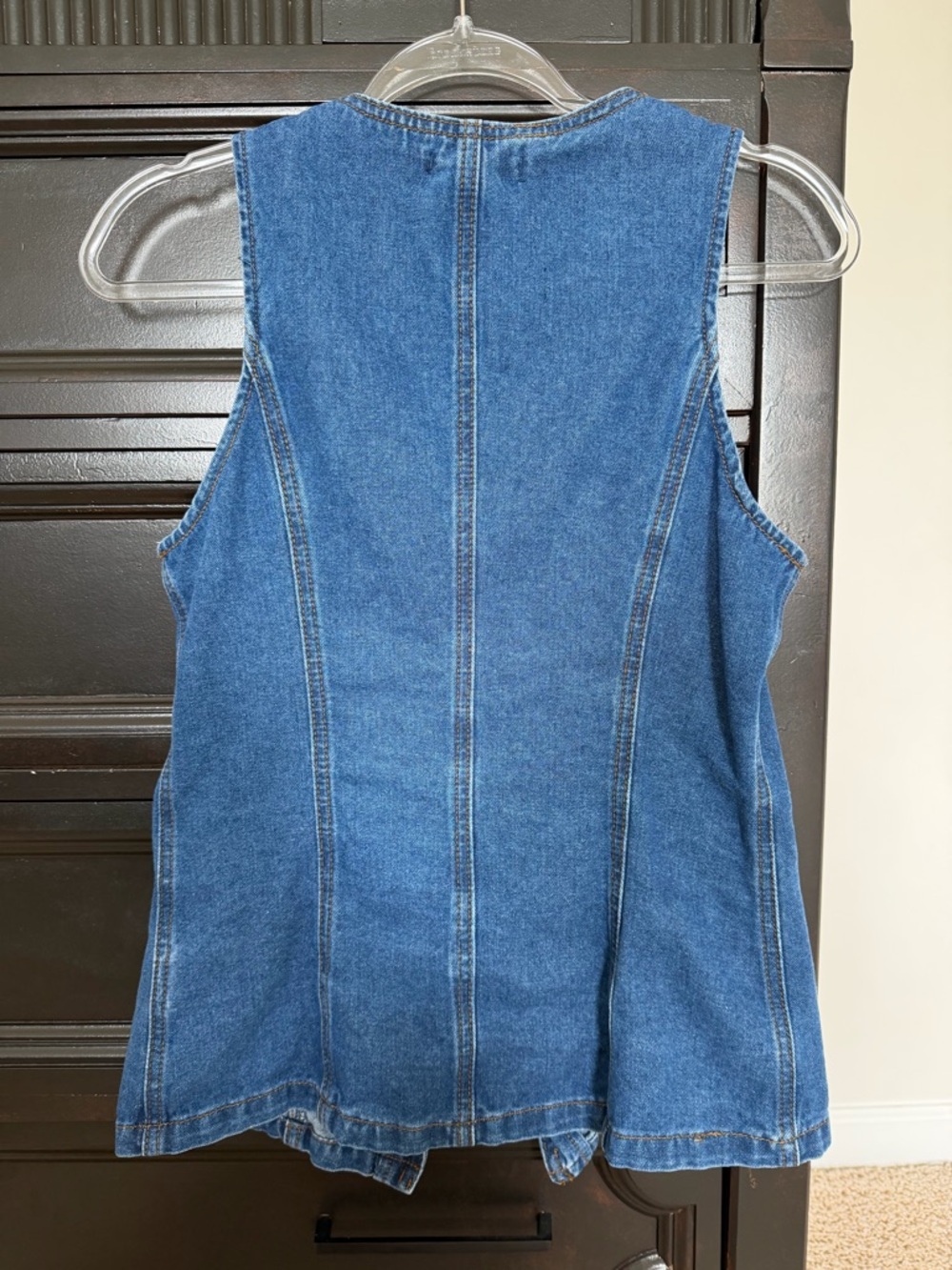 Denim Button Top - Picture 3 of 3